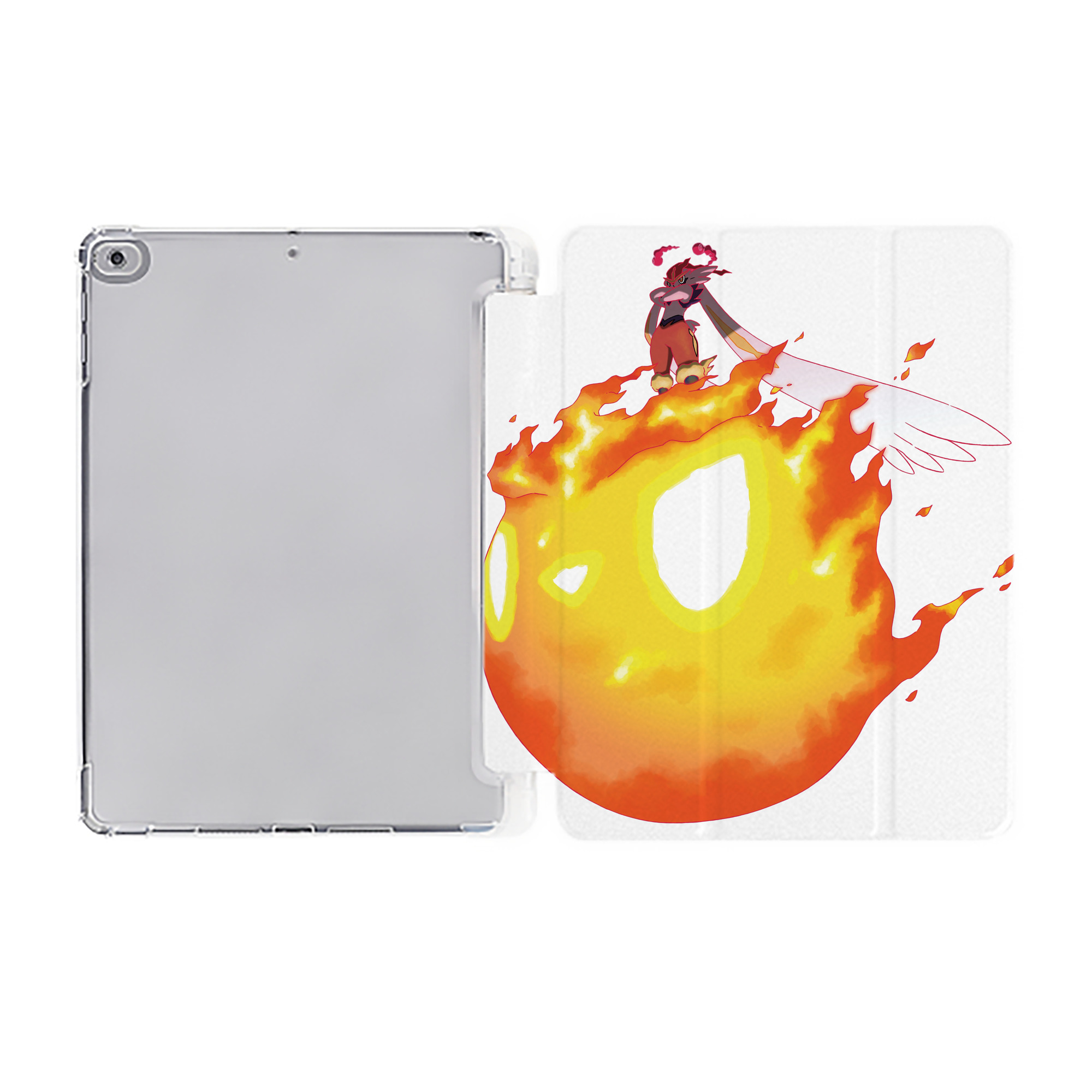 （画像用） ポケットモンスター Pokémon IPad ケース ペン収納付き 三つ折りスタンド PUレザー×シリコン 対応機種9.5/10.5/10.9インチ